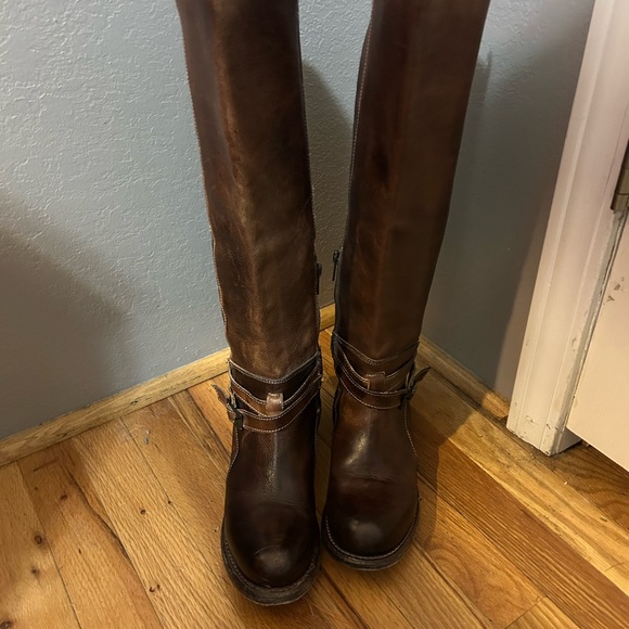 Bed Stu Brown Bristol Cobbler Series Knee High Riding Boots size 7 - Picture 4 of 16